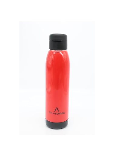Atlasware Alpha 600 Insulated Water Bottle, 580 ml   Leak Proof   Office Bottle   Gym Bottle   Home   Kitchen   Hiking   Treking Bottle   Travel Bottle - Red