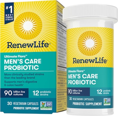 Renew Life Adult Ultimate Flora Men's Care Probiotic Supplement, 136 G