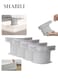 Fitted Sheet Straps Bed Sheet Holder Straps 4-Pack Plastic Sheet Clips, Non-Slip Transparent Design Secures Corners, Easy No-Tool Install Fits All Mattress Sizes, Keeps Sheets Tight in Bedroom
