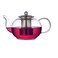 BLACKSTONE Borosilicate Glass Teapot 1L with Stainless Steel Infuser Clear Heat Resistant Tea Pot with Lid Loose Leaf & Herbal Tea Maker, TP313 (1 L, TEAPOT ONLY)