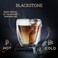 BLACKSTONE Double Wall Glass Coffee Mugs 250ML Hot & Cold Borosilicate Insulated Glasses for Home, Cafe & Restaurant, DG824 (GREEN, 2 PIECE SET)