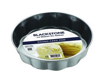 BLACKSTONE Round Pizza Baking Tray 28 Cm Carbon Steel Nonstick Oven Pan Cookie Plate Easy Clean