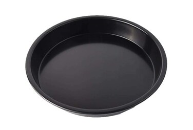 BLACKSTONE Round Pizza Baking Tray 22.5 Cm Carbon Steel Nonstick Oven Pan Cookie Plate Easy Clean