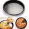 BLACKSTONE Round Pizza Baking Tray 20 Cm Carbon Steel Nonstick Oven Pan Cookie Plate Easy Clean
