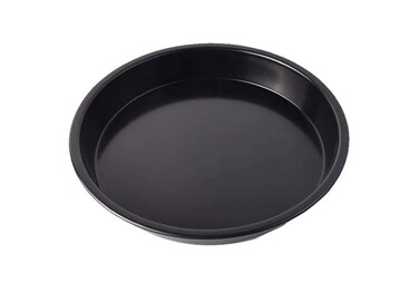 BLACKSTONE Round Pizza Baking Tray 20 Cm Carbon Steel Nonstick Oven Pan Cookie Plate Easy Clean