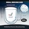 BLACKSTONE 1 Double Wall Glass Mug with UAE Logo Print, 300ml Insulated Clear Glass Coffee Cup, Heat Resistant Tea Mug with Handle Modern Gift Box Packing, DH925 (CLEAR PRINTED, 1 PIECE)