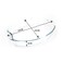 BLACKSTONE Clear Glass Casserole 2.9 L Oval Borosilicate Baking Dish Oven Microwave Freezer Dishwasher Safe