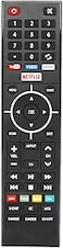 New KY49C178F Remote Control fit for Element Smart LED TV E4SFT5017 E4SFT5517 ELEFJ322 ELSJ4016 ELSJ5017 ELST3216H ELST4017 ELST4316S ELST5016S with 4 Shortcut Keys YouTube Vudu Pandora Netflix