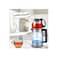 Electric Kettle with Steam Tea Maker &ndash; Stainless Steel Hot Water Boiler for Tea, Coffee, Herbal Brew