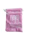 10-Pcs Portable Travel Shoe Bags Storage Organizer Bag Pink 44x32cm