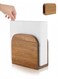 Life Acacia Wood Napkin Holder for Table, Wooden Upright Napkin Holders for Kitchen, Standing Napkin Dispenser for Kitchen Dining Room Party Cocktail Outdoor Use