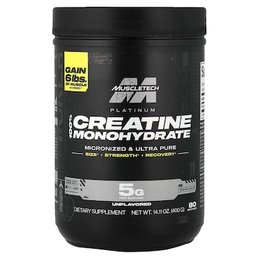 Muscletech Platinum Creatine, Unflavored, 400 Gm