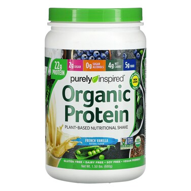 Purely Inspired Organic Protein, French Vanilla, 680 Gm