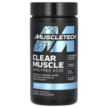 Muscletech Clear Muscle Hmb Free Acid, 84 Softgels