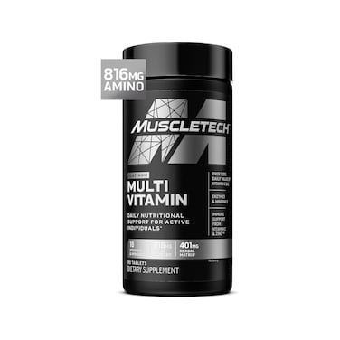 MuscleTech Platinum Multivitamin - Unflavored - 90 Tablets