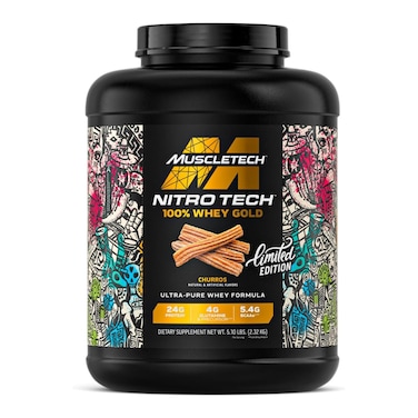 MuscleTech Nitro Tech Whey Gold Churros 5 رطل