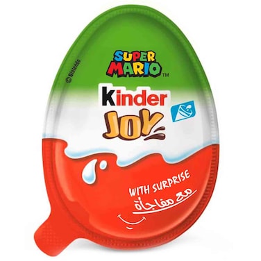 Kinder Joy Milk and Cocoa Cream with Wafer Bites with Surprise Toy, 20g