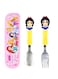 Spoon and Fork Set with Case &acirc;&euro;&ldquo; Snow White Design, Stainless Steel Cutlery for Kids, BPA-Free Travel Utensils