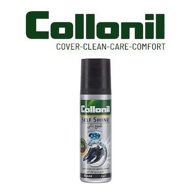 Collonil Self Shine Shoe Polish Black, 100ml &ndash; Instant Shine and Leather Protection