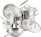 Farberware Millennium Stainless Steel Cookware Pots and Pans Set   NonstickCookware Set 10 Piece