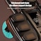 4-Wheel Automatic Rebound Ab Roller - Ultimate Core Strength Trainer with Elbow Supports, Knee Mat, and Timer