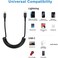 60W Type-C to Lightning Fast Charging and Sync Cable with 1 Meter Length Desert DS-204 - Black