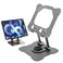 Desert DS-11 iPad Desktop Holder with 360 Degree Holder Stand, Universal Tablet Holder, Portable &amp; Foldable - Grey