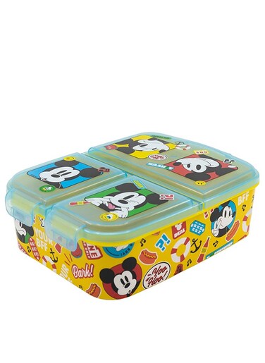 DISNEY MULTICOMPARTMENT SANDWICH BOX MICKEY MOUSE FUN-TASTIC