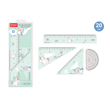 Motarro 4Pcs Rulers Set (MI081-3)- Pack of 2
