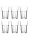 6-Piece Aras Long Drink Glass Set Clear 300ml