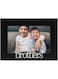 Malden International Designs 4316-46 Brothers Expressions Picture Frame, 4x6, Black