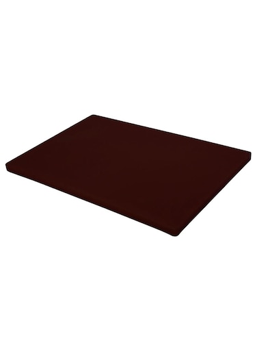 Inox Professional Heavy Duty High-Density Polyethylene Cutting Board - 60 x 40 x 2cm Brown