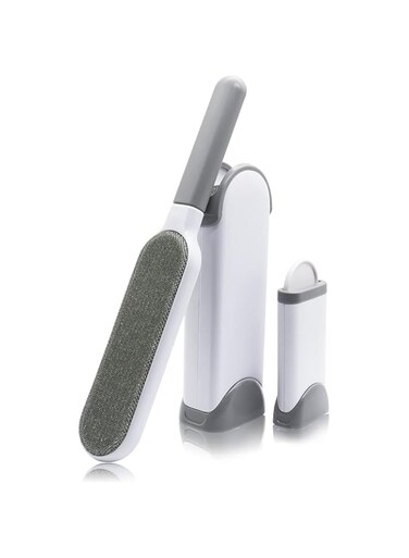 Pet Hair Remover Brush,Dog Hair Remover for Clothes - lint Remover Brush,Lint Brush Pet Hair Remover for Dogs, Cats &amp; Puppies (Gray)