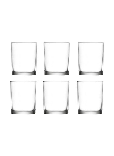 6-Piece Liberty Glass Set Clear 280ml
