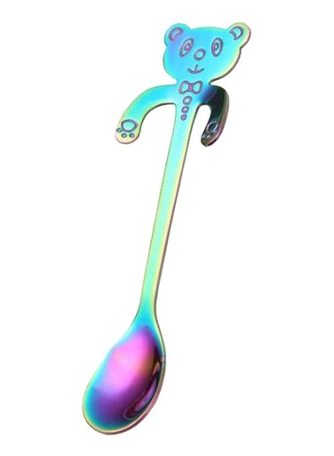 Panda Hanging Handle Stirring Spoon Multicolour 11.8 x 2cm