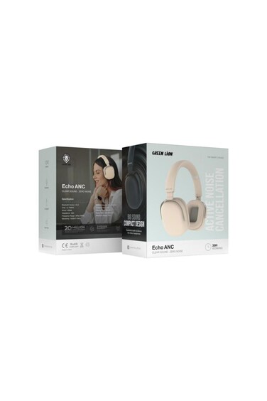 ECHO ANC Zero Sound Headphone, 36H Playtime, BT 5.3, 40mm Driver