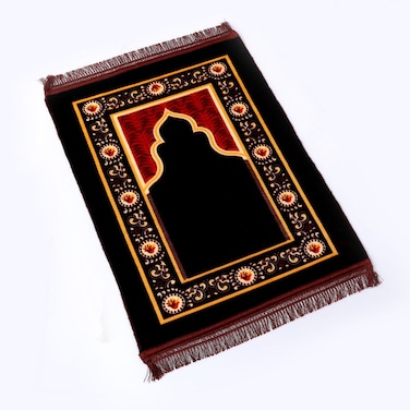 STARGOLD Traditional Turkish Prayer Mat 80x120 cm Large Portable Multicolor Islamic Prayer Rug, Janamaz Sajjadah For Men And Women