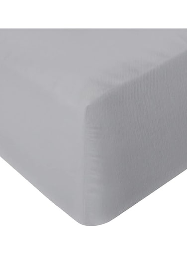 Xclusives Twin Size Fitted Sheet (100 cm x 190 cm) &acirc;&euro;&ldquo; 40cm Deep Pocket Bed Sheet &acirc;&euro;&ldquo; Soft Microfiber &acirc;&euro;&ldquo; Shrink Resistant Bed Sheet &acirc;&euro;&ldquo; 1 Fitted Bed Sheet Only (Grey)