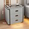 Smart Bedside Table  - White