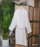 100% Cotton Breathable Bathrobe - Off White