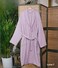 100% Cotton Breathable Bathrobe - Pink