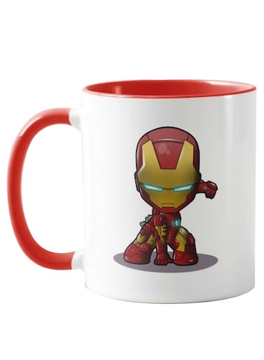 Piece Ironman Marvel Printed Mug Red/White