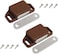 Apex Magnetic Cabinet Door Catch with Screws &acirc;&euro;&ldquo; Brown Magnetic Latch for Cupboards, Wardrobes, Drawers &amp; Furniture (PACK 2)