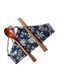 Chopsticks And Spoon Cutlery Set Brown