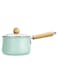 Handle Milk Pot with Heat-Resistant Hanging Handle and Thickened Glass Lid,Healthy Nonstick Coating Dishwasher Safe Butter Warmer Milk Boiling Melting Pot,Multipurpose Use Sauce Pan Cooking Pan Coffee Warmer Coffee Pot Teapot