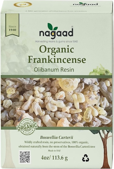 Nagaad Golden Luban Frankincense Resin (Boswellia Carterii) &ndash; 113.6g Premium Natural Tears