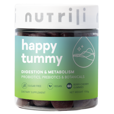 Nutrili Happy Tummy Sugar Free Gummies 60'S