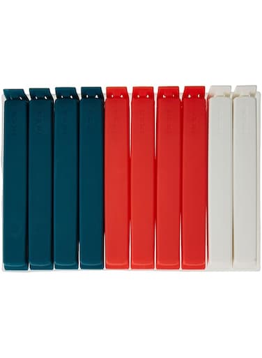 Ikea Reusable Colourful Sealing Clips, Multi, 10 Big