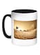 Pyramids Of Egypt Printed Coffee Mug Black/White/Yellow