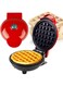 Mini Waffle Maker, Non Stick Coated Waffle Maker, Classic Waffle Maker, Electric Cake Maker for Pancakes, Biscuits, Crepes, Snacks, Belgian Waffles (RD)
